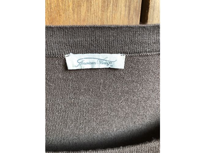 American Vintage Woll und Seidenpullover Taupe - Ansicht 3