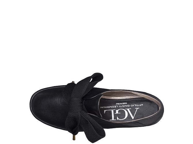 Autre Marque Attilio Giusti Leombruni Scarpe stringate in pelle blu scuro - vista 4
