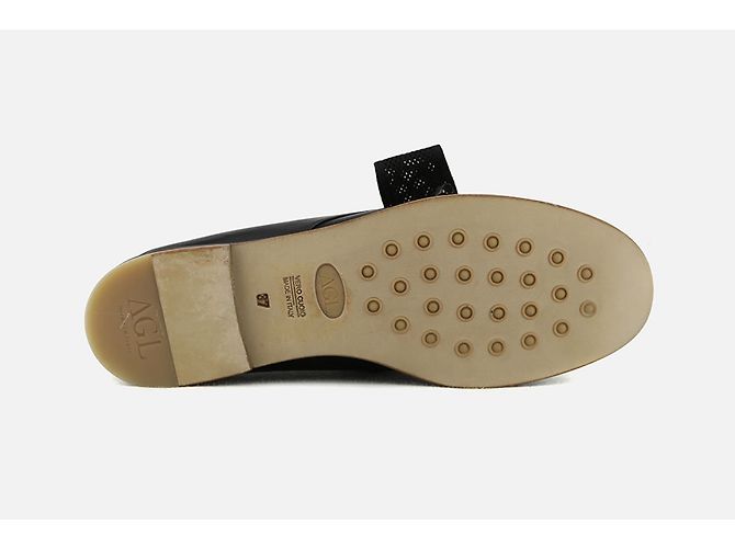 Autre Marque Attilio Giusti Leombruni Scarpe stringate in pelle blu scuro - vista 5