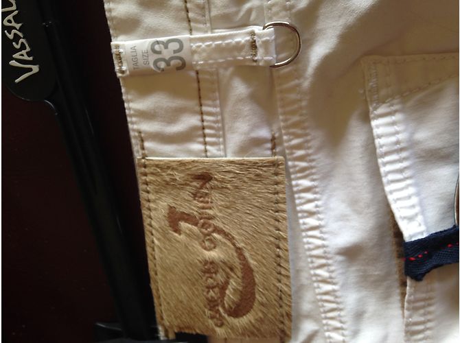 Jeans Jacob Cohen 688 GOLF Branco Algodão - vista 4