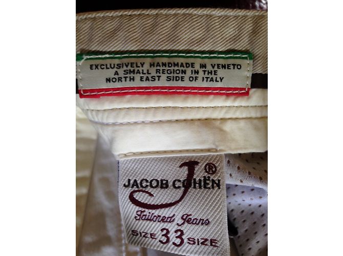 Jeans Jacob Cohen 688 GOLF Branco Algodão - vista 5