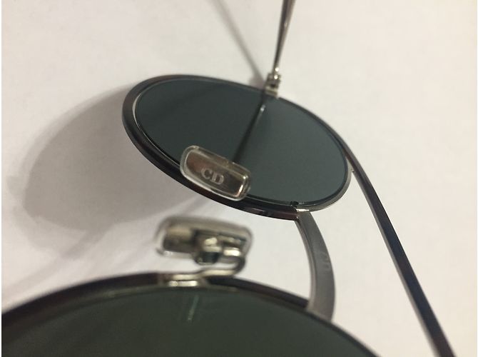 Occhiali da sole Christian Dior Argentati Metallo Argento - vista 8