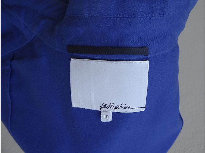 Chaqueta 3.1 Phillip Lim de algodón azul - vista 9