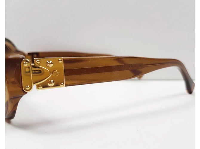 Louis Vuitton Sonnenbrille Hellbraun - Ansicht 4