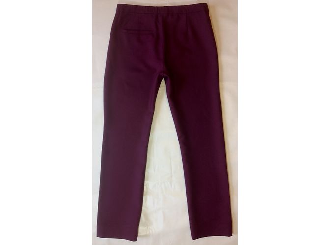 Acne Wollhose Dunkelrot Bordeaux - Ansicht 3