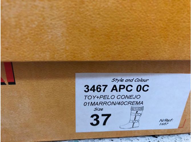 Autre Marque Botas Kowalski de cuero marrón oscuro - vista 4