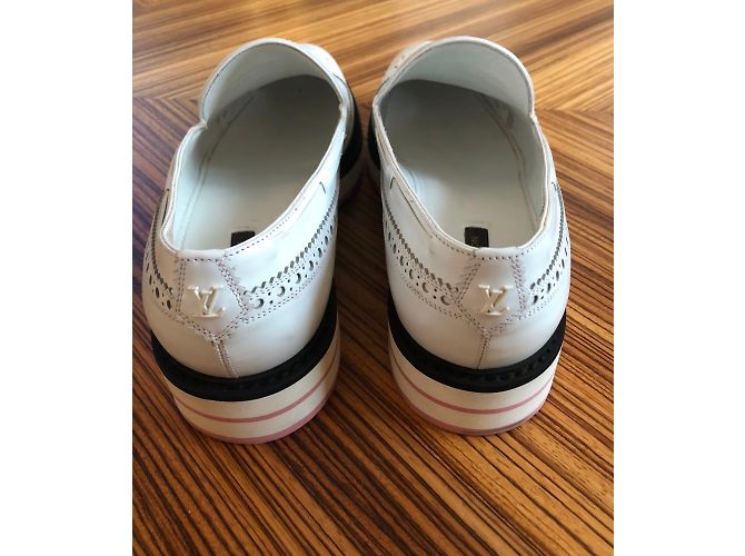 Louis Vuitton Derbies Blanc - vue 4