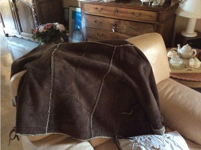 Autre Marque Marsil Lederjacke Schokolade - Ansicht 3