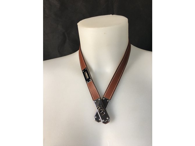 Kelly Hermès Halsketten Karamell - Ansicht 4