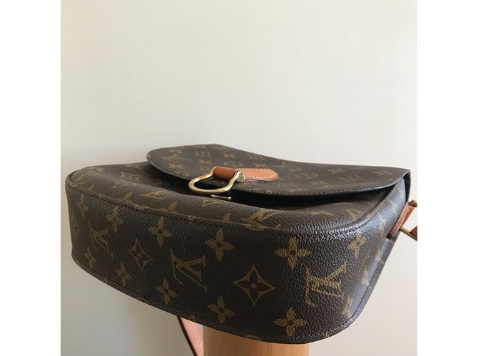 Saint-Cloud Louis Vuitton Tracolla Saint Cloud GM Marrone - vista 12