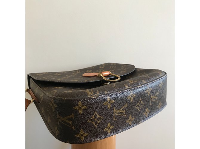 Saint-Cloud Louis Vuitton Tracolla Saint Cloud GM Marrone - vista 16