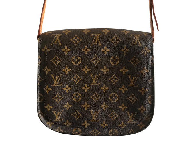 Saint-Cloud Louis Vuitton Tracolla Saint Cloud GM Marrone - vista 2