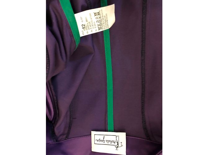 Autre Marque Nathalie Jacke aus Polyester Lila - Ansicht 3