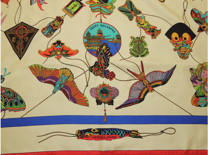 Hermès Lenços Multicor - vista 2