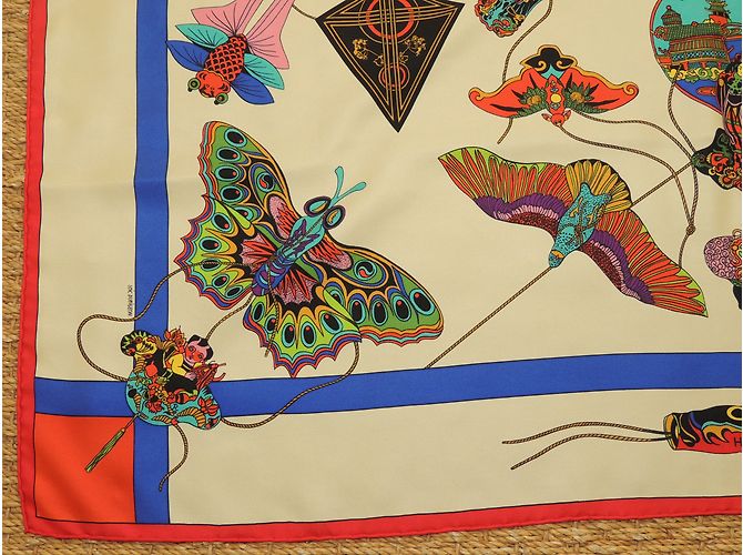 Hermès Lenços Multicor - vista 3