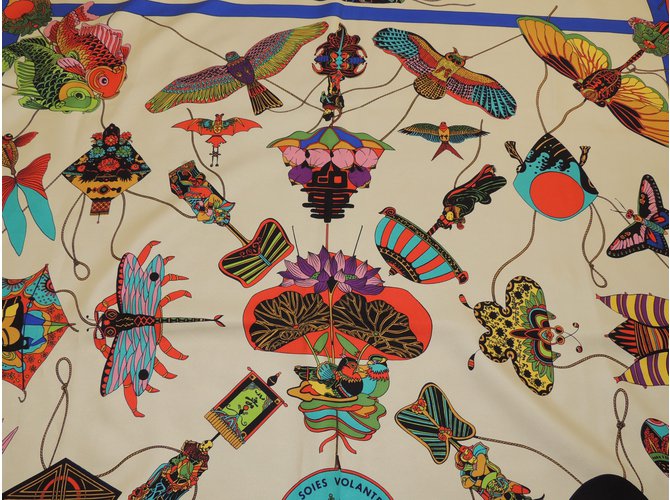 Hermès Lenços Multicor - vista 4