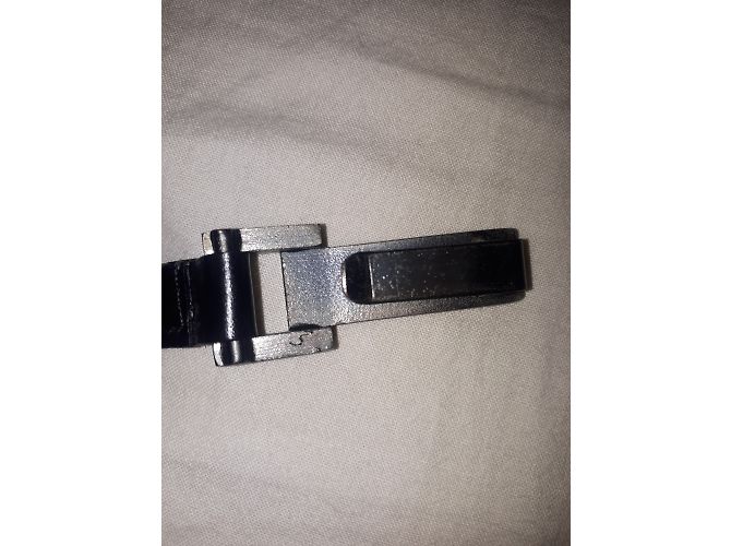 Chanel Black Leather Belt 80 cm - view 5