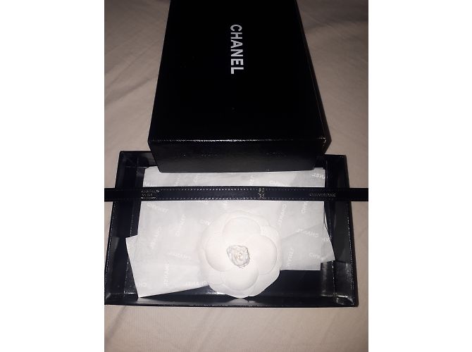 Chanel Black Leather Belt 80 cm - view 6