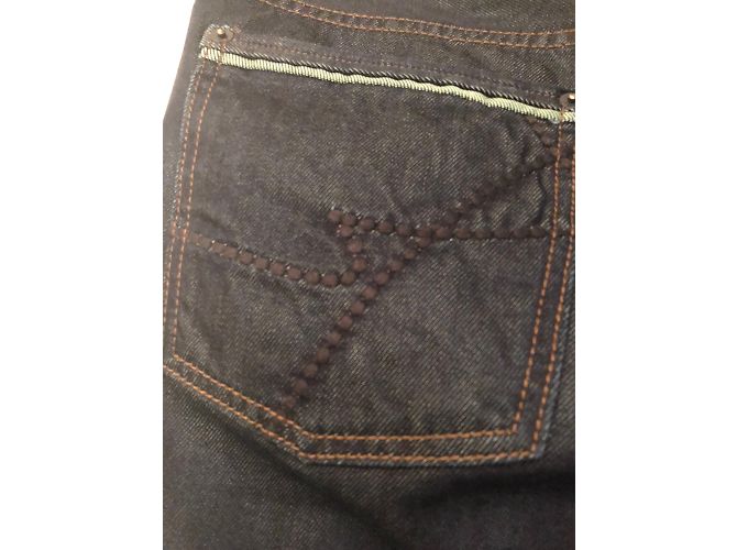 Jeans Kenneth Cole in denim blu navy 34/34 - vista 3