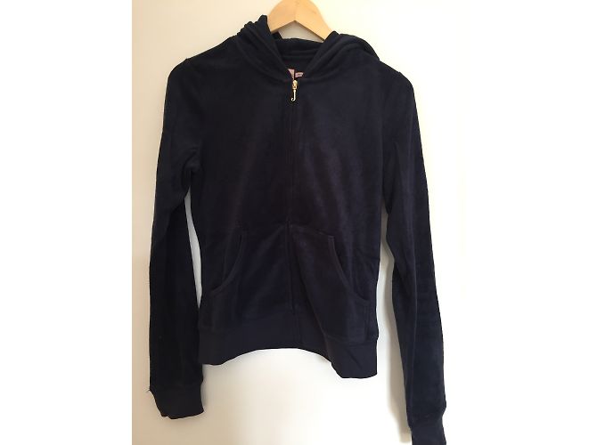 Giacca con zip Juicy Couture blu navy cotone M - vista 3