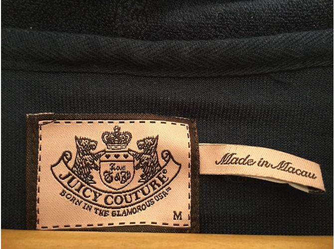 Giacca con zip Juicy Couture blu navy cotone M - vista 5