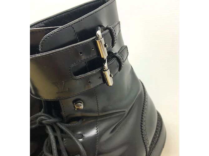 Louis Vuitton Black leather Boots EU41.5 - view 10