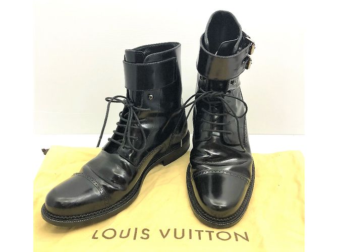 Louis Vuitton Black leather Boots EU41.5 - view 2