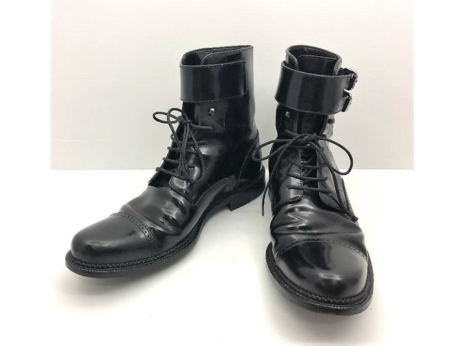 Louis Vuitton Black leather Boots EU41.5 - view 3