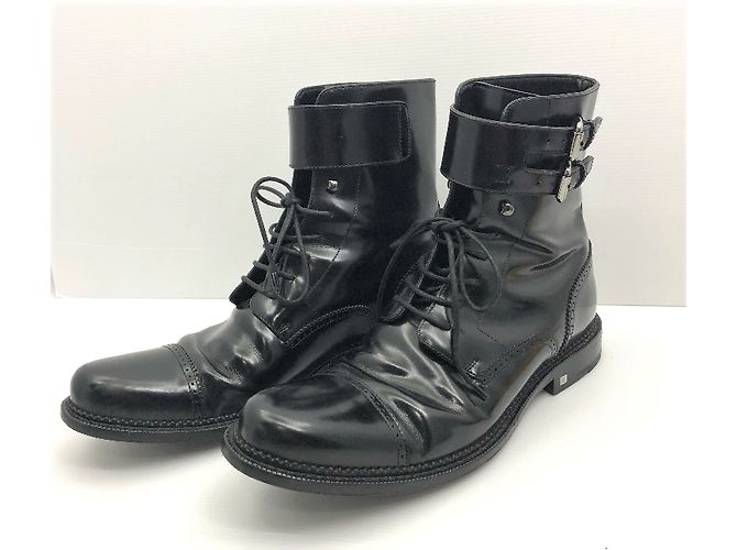 Louis Vuitton Black leather Boots EU41.5 - view 4