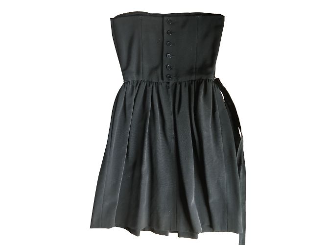Lanvin Trägerloses Partykleid Schwarz - Ansicht 2
