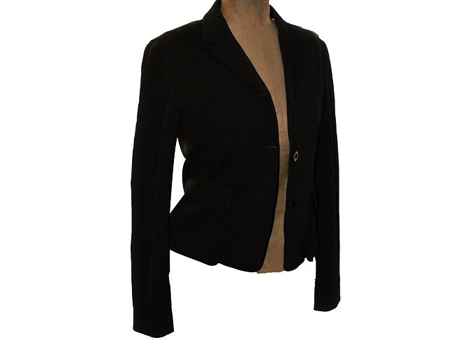 Paul Smith Jacke Schwarz Viscose Größe 42 - Ansicht 2