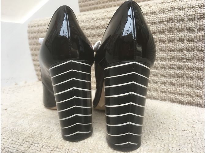 Lulu Guinness Tacchi Nero - vista 7