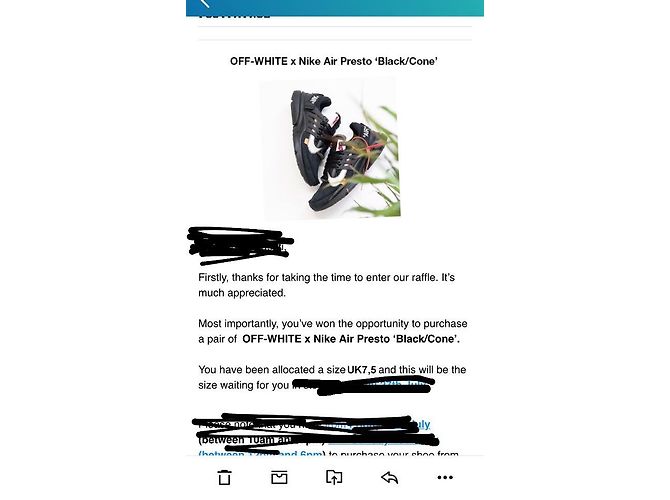 Sneakers Off White x Nike Presto 2.0 Nere Nero - vista 3