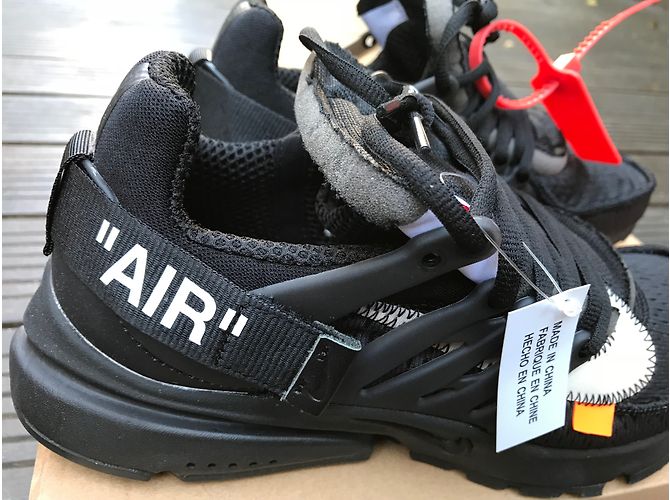 Sneakers Off White x Nike Presto 2.0 Nere Nero - vista 4