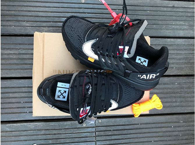 Sneakers Off White x Nike Presto 2.0 Nere Nero - vista 7