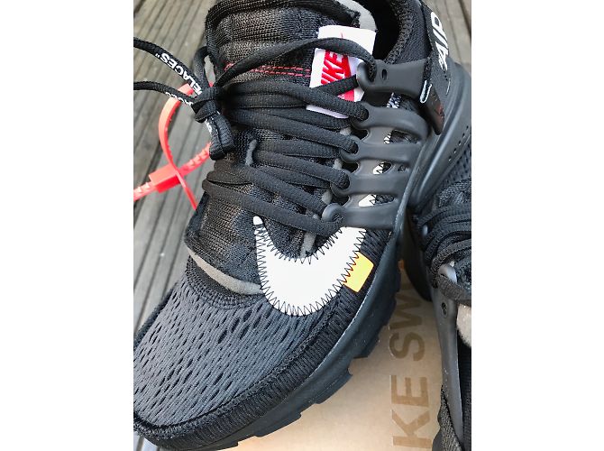 Sneakers Off White x Nike Presto 2.0 Nere Nero - vista 8