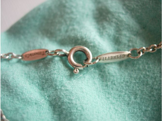 Collana Lasso Open Heart Elsa Peretti Tiffany & Co Argento - vista 4