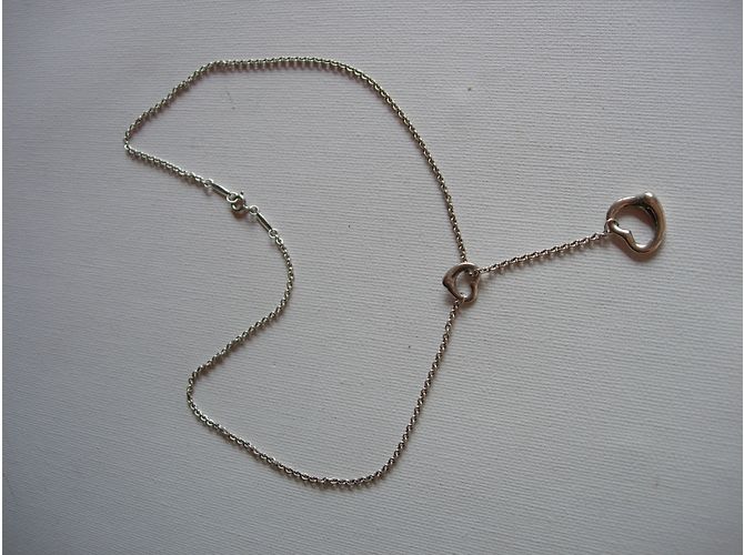Collana Lasso Open Heart Elsa Peretti Tiffany & Co Argento - vista 6