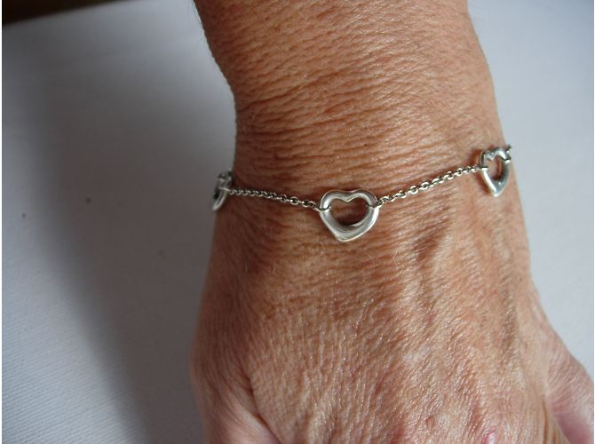 Tiffany & Co Elsa Peretti Open Heart Armband Silber - Ansicht 3