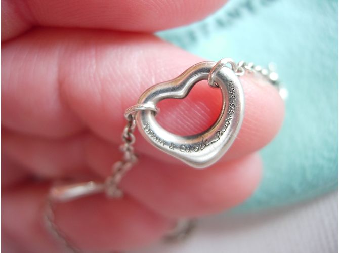 Tiffany & Co Elsa Peretti Open Heart Armband Silber - Ansicht 4