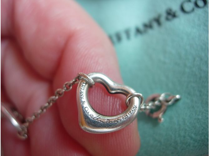 Tiffany & Co Elsa Peretti Open Heart Armband Silber - Ansicht 5
