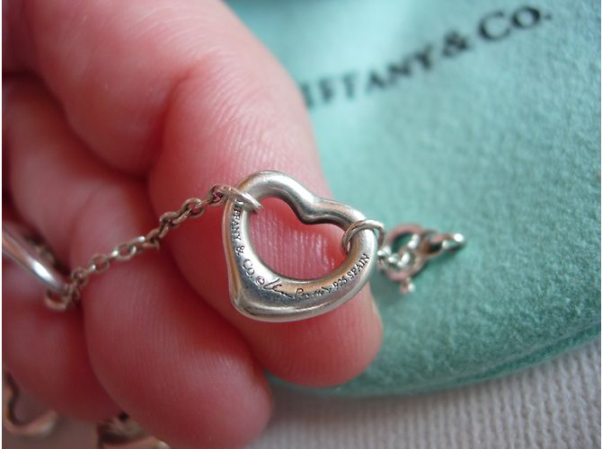 Tiffany & Co Elsa Peretti Open Heart Armband Silber - Ansicht 6