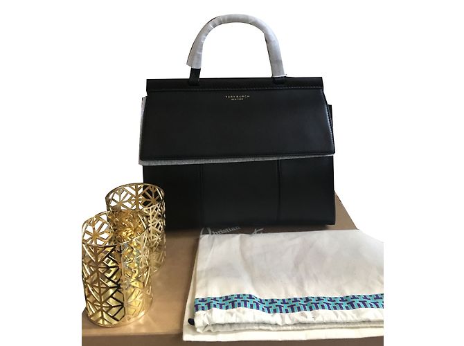Borsa a mano Tory Burch in pelle nera Nero - vista 2