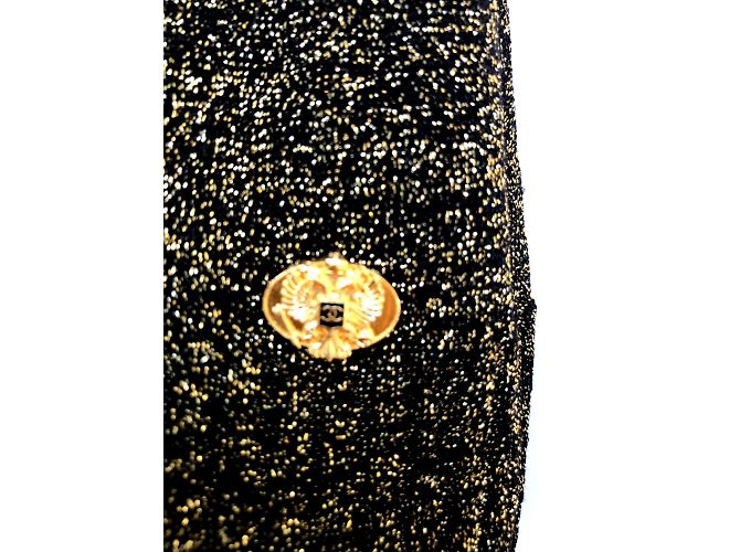 Chanel Vestido Dorado - vista 3