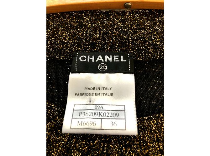 Chanel Vestido Dorado - vista 4