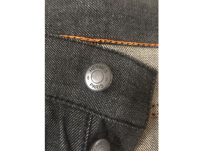 Hermès Männerjeans Dunkelblau - Ansicht 4
