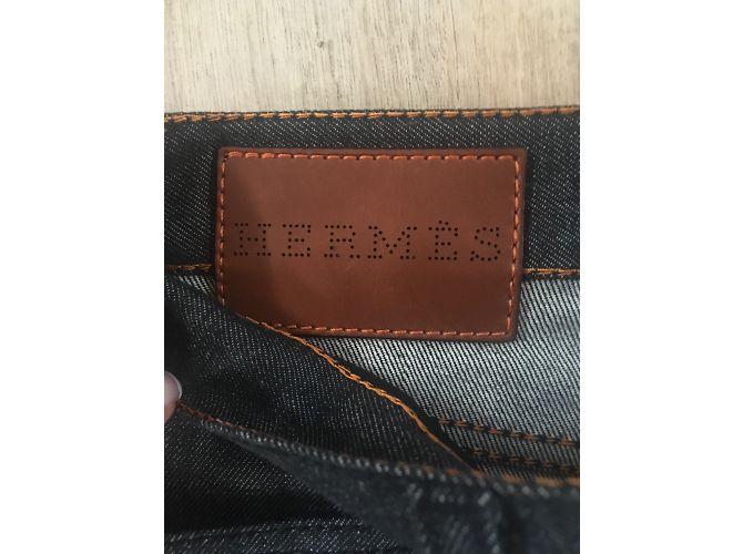 Hermès Männerjeans Dunkelblau - Ansicht 5