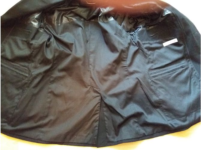 Giacca blazer Versace Lorenzo nera in cotone uomo Nero - vista 6