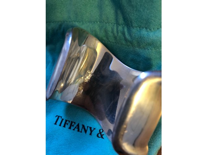 Tiffany & Co Bracciale Manchette Bone Elsa Peretti Argento - vista 3