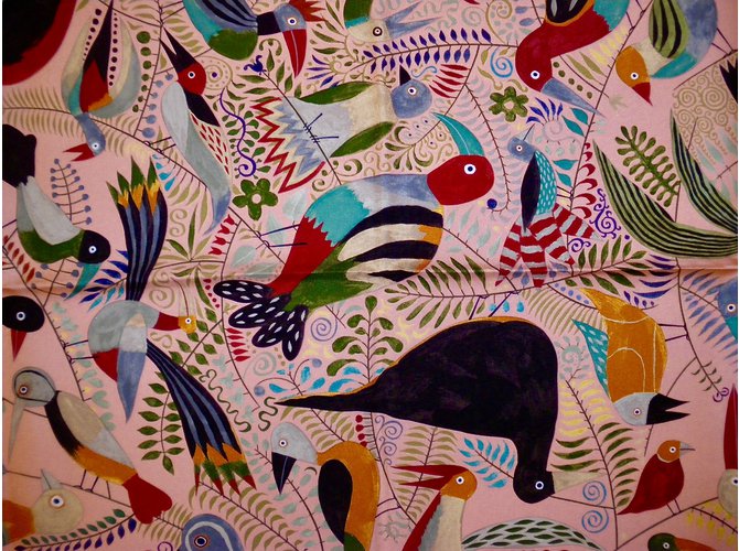 Hermès Le BAL des OISEAUX Multicolor - vista 7